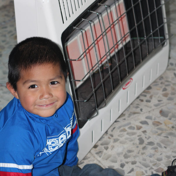 Heating for 40 children for a month